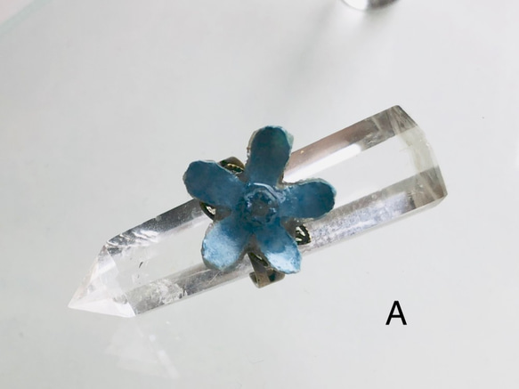 植物珠寶藍星戒指定做 第4張的照片