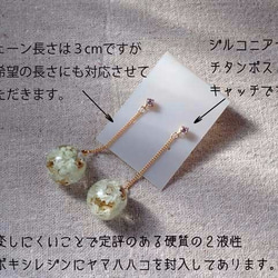 植物園珠寶山母子/珍珠永恆的長鏈耳環 第2張的照片