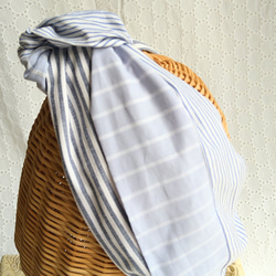 [限量商品 5] Nekonokaori 髮帶 (odango) | All Stripe 拼接風格 第7張的照片