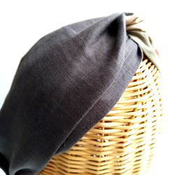 [限量3個] nekonokaori 頭巾| 美國進口棉| 幾何圖案x 2色 第5張的照片