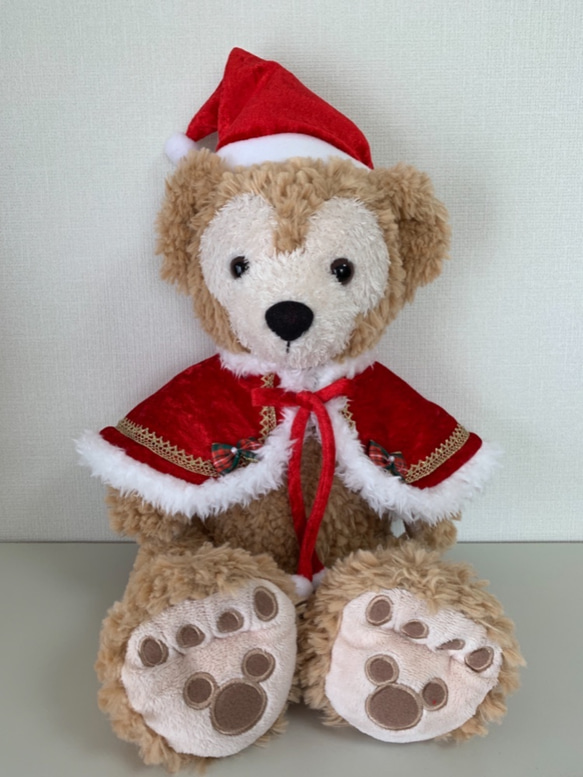 ダッフィー(43㎝)＊クリスマス コスチューム／帽子&ケープ