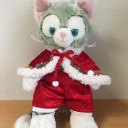 ジェラトーニ (Sサイズ)クリスマス コスチューム／サンタ ぬいぐるみ