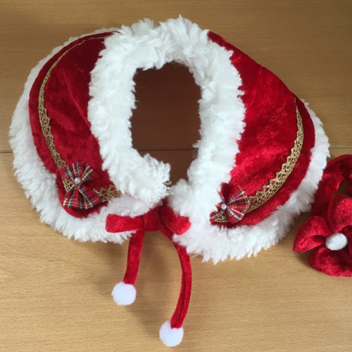 ステラルー＊クリスマスコスチューム／リボン&ケープ ぬいぐるみ