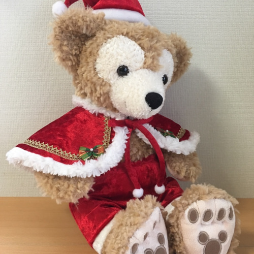 ダッフィー(43㎝)クリスマス コスチューム／サンタ ぬいぐるみ Twinkle