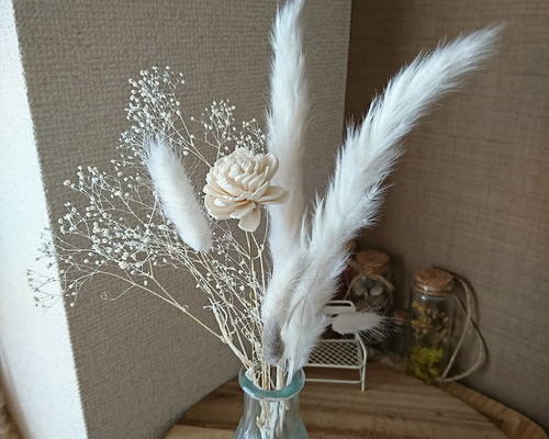 ふわふわkota32　ユーカリ　ラグラス　ドライフラワー　花材　セット ふわふわkota32 ユーカリ ラグラス ドライフラワー 花材 セット