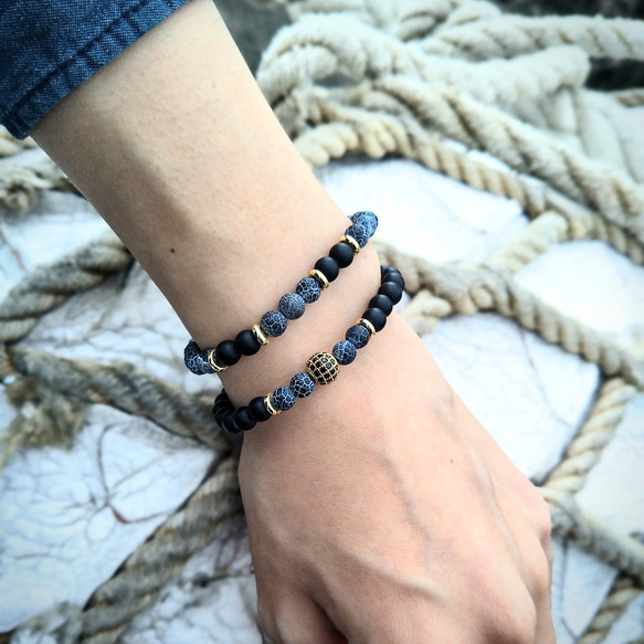 Charm outlet stone bracelet
