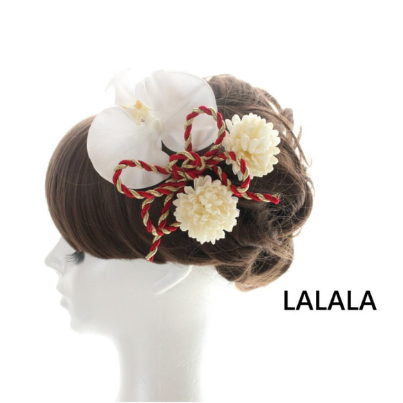 lalala 髪飾り　成人式　ウェディング　kmk-015 1枚目の画像