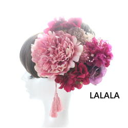 lalala 髪飾り　成人式　ウェディング　kmk-020 1枚目の画像