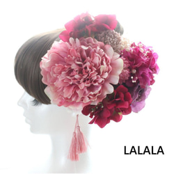 lalala 髪飾り　成人式　ウェディング　kmk-020 4枚目の画像