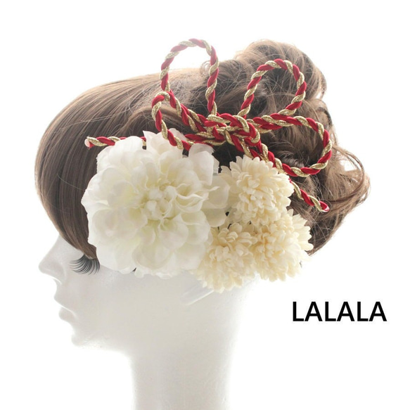 lalala 髪飾り　成人式　ウェディング　kmk-026 4枚目の画像