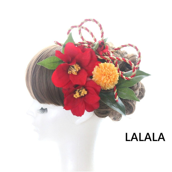 lalala 髪飾り　成人式　ウェディング　kmk-047 1枚目の画像