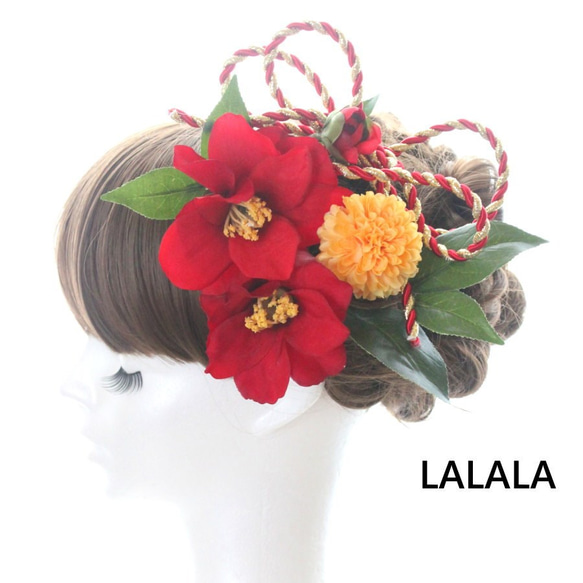 lalala 髪飾り　成人式　ウェディング　kmk-047 5枚目の画像