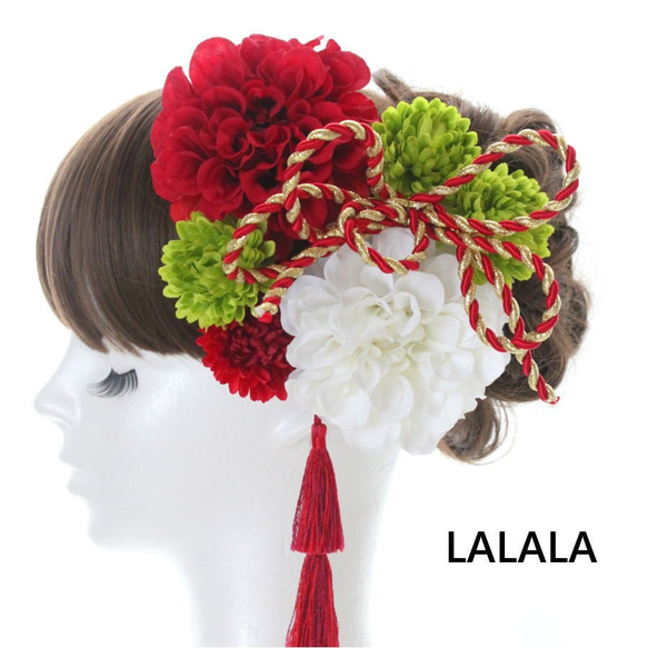 lalala 髪飾り　成人式　ウェディング　kmk-062 5枚目の画像