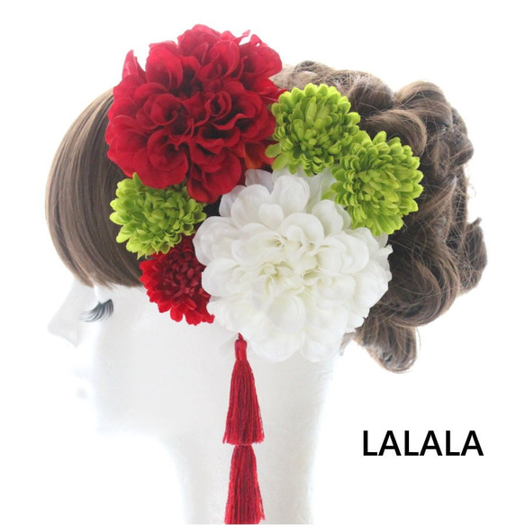 lalala 髪飾り　成人式　ウェディング　kmk-063 5枚目の画像