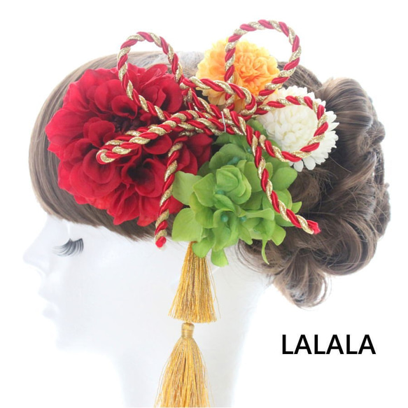 lalala 髪飾り　成人式　ウェディング　kmk-065 5枚目の画像