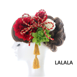 lalala 髪飾り　成人式　ウェディング　kmk-068 1枚目の画像