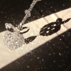 守護天使の結界サンキャッチャー  ヒマラヤアイスクリスタル使用　　ガラスフラーレン 2枚目の画像