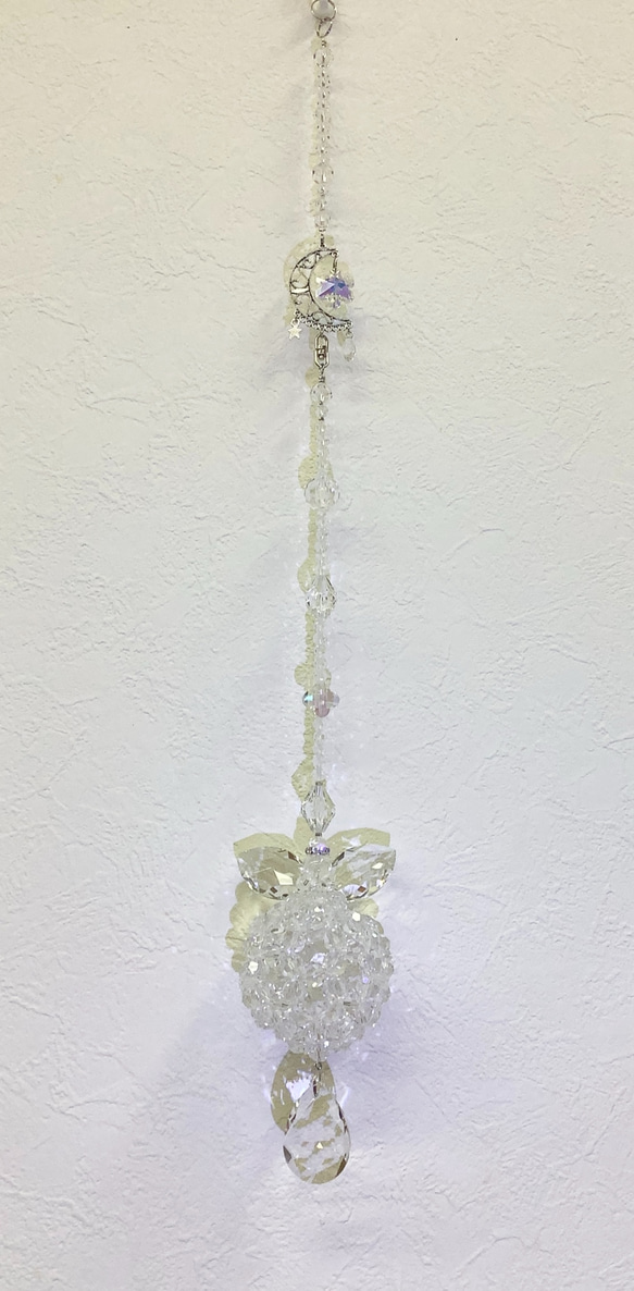守護天使の結界サンキャッチャー  ヒマラヤアイスクリスタル使用　　ガラスフラーレン 6枚目の画像