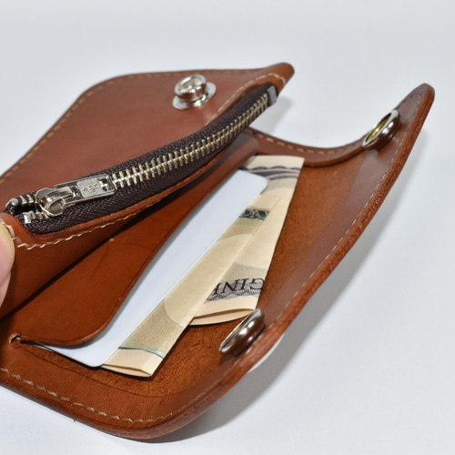 【ナオページ】　トラッカーウォレット 全2色【UNCROWD/アンクラウド】×【BENS LEATHER/ベンズレザー