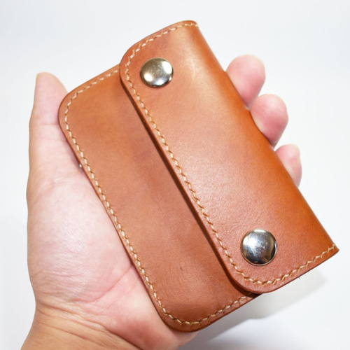 57◇ Creemaクレーマ総手縫ウォレット　MT0926-5 57◇ Creemaクレーマ総手縫ウォレット MT0926-5 - メルカリ