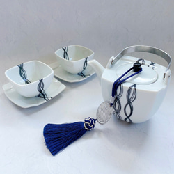 【新品/未使用】手描き、ポーセラーツ/小皿5枚、湯呑み1個 0_a6de0c749dc5be1045390799a83b