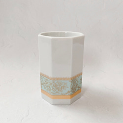 新品/未使用】ポーセラーツ/プレート、小鉢、湯呑みセット 中皿