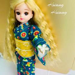 **Hsiang Hsiang**  licca-chan dress  ♡リカちゃん服   和服   浴衣 3枚目の画像