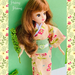 **Hsiang Hsiang**  licca-chan dress  ♡リカちゃん服   和服   浴衣 1枚目の画像