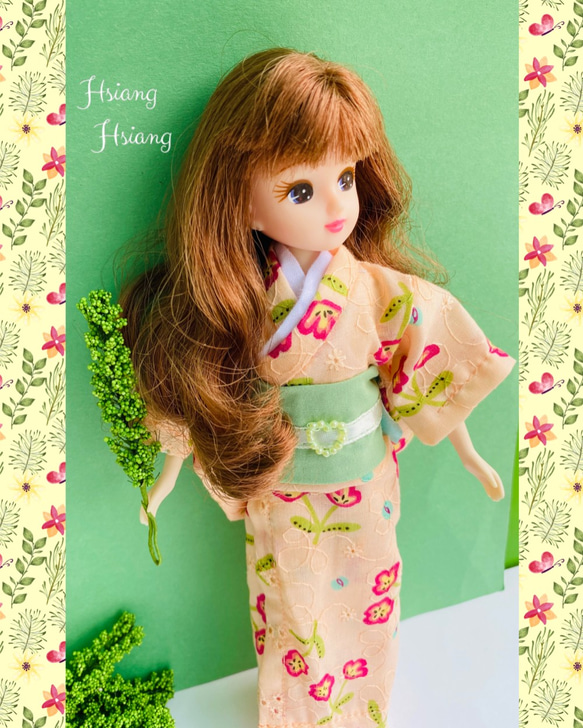 **Hsiang Hsiang**—リカちゃんのお洋服--licca--莉卡娃娃--花漾日式和服 第1張的照片