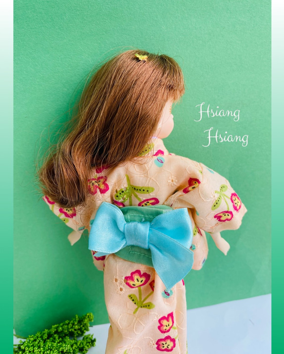 **Hsiang Hsiang**  licca-chan dress  ♡リカちゃん服   和服   浴衣 6枚目の画像