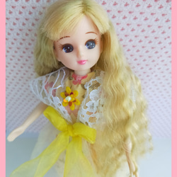 **Hsiang Hsiang**—リカちゃんのお洋服--licca--莉卡娃娃--和煦黃色洋裝 第3張的照片