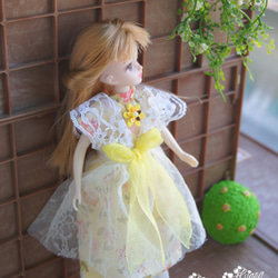 **Hsiang Hsiang**—リカちゃんのお洋服--licca--莉卡娃娃--和煦黃色洋裝 第5張的照片