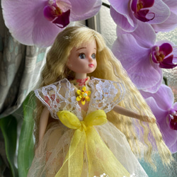 **Hsiang Hsiang**—リカちゃんのお洋服--licca--莉卡娃娃--和煦黃色洋裝 第7張的照片
