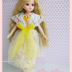 **Hsiang Hsiang**—リカちゃんのお洋服--licca--莉卡娃娃--和煦黃色洋裝 第10張的照片