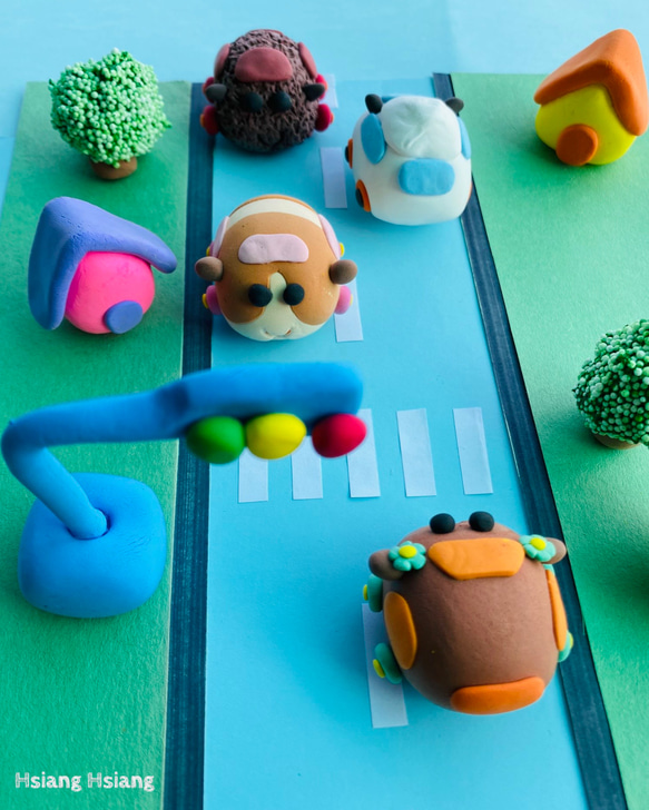 Hsiang Hsiang **モルカー粘土作品 その他アート Hsiang Hsiang 心咲