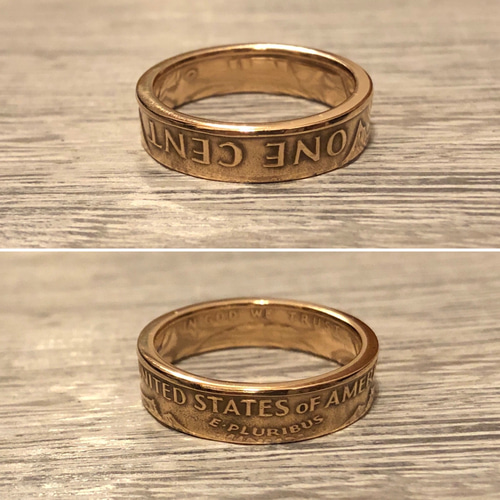 USA 1セント銅貨 コインリング 指輪・リング KENS WORKS 通販