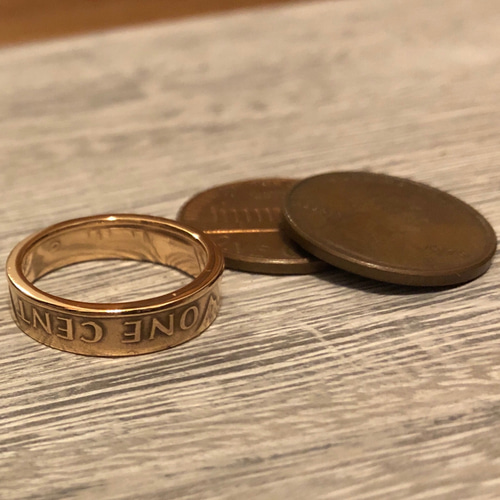 USA 1セント銅貨 コインリング 指輪・リング KENS WORKS 通販