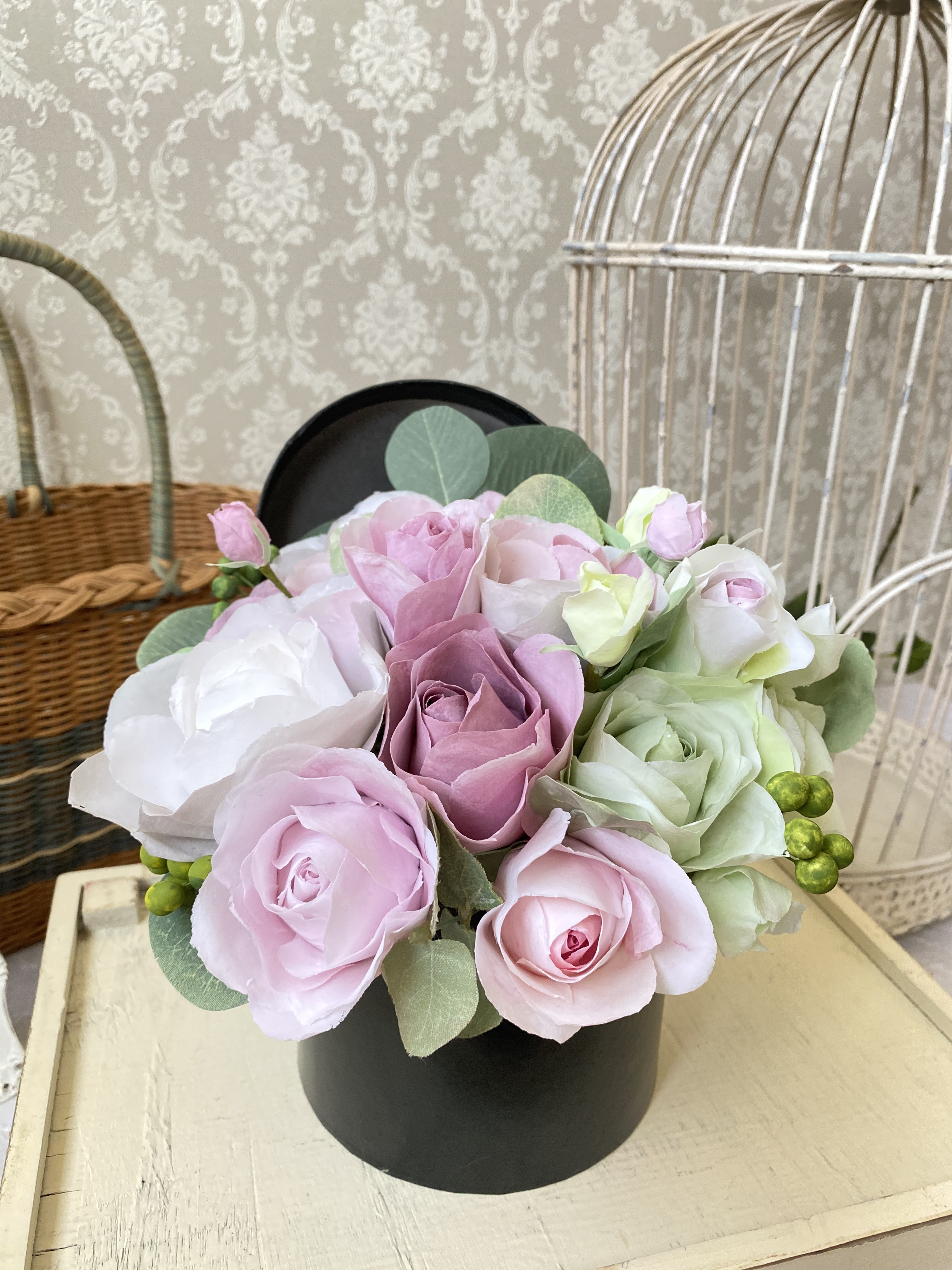 専用 春のお花のアレンジメント クレイフラワー