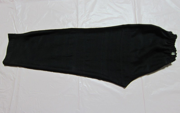 着物リメイク　黒シリーズ　パンツ（F）11号 3枚目の画像