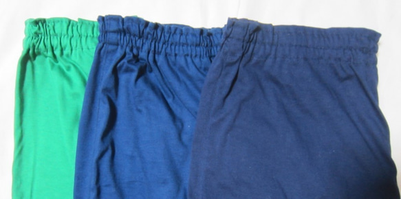 ニットのパンツ（Ｍサイズ）紺色 2枚目の画像