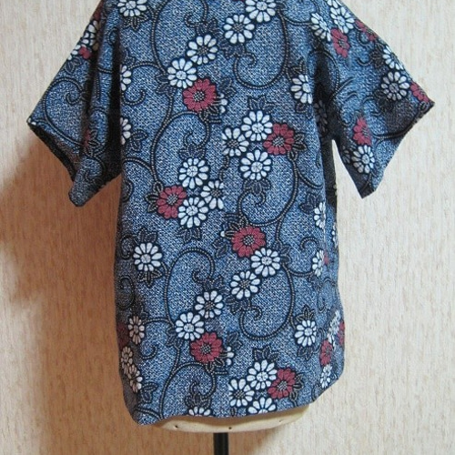 着物リメイク 浴衣地Tシャツ（絞り小花柄） Tシャツ 工房YYST 通販 