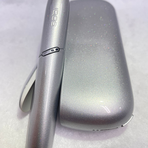 新品未使用 IQOS アイコス3 DUO キラキラシルバー カスタム