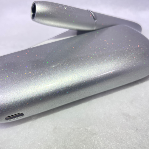 新品未使用 IQOS アイコス3 DUO キラキラシルバー カスタム