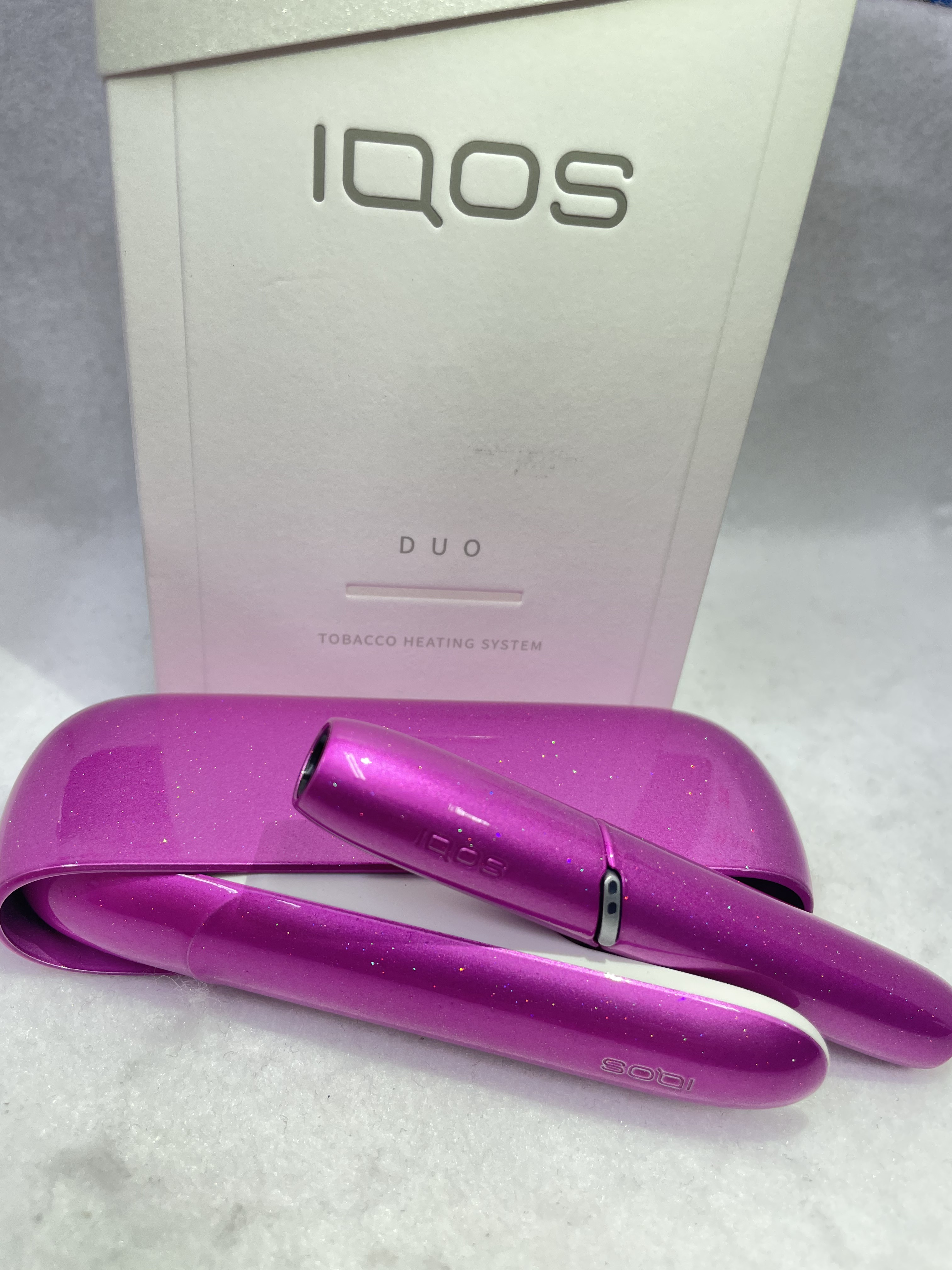 ⭐︎新品未使用 IQOS アイコス3 DUO キラキラピンク カスタム ペイント