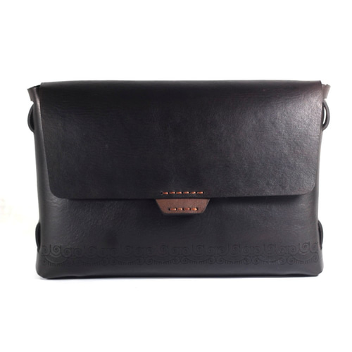 JANÉDAN SRAYA ブラックメッセンジャーバッグ 名刺入れ・カードケース  