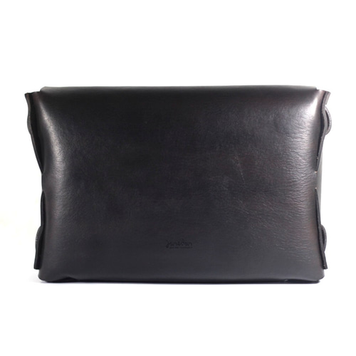 JANÉDAN SRAYA ブラックメッセンジャーバッグ 名刺入れ・カードケース  