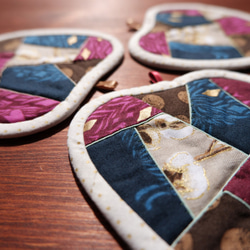 りんごのコースター（3枚組） ～マジックアワー～ 4枚目の画像