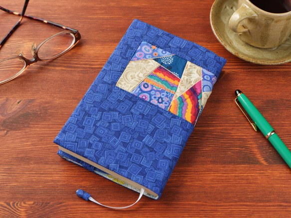 ブックカバー（新書判） ～夜空の虹～ 1枚目の画像