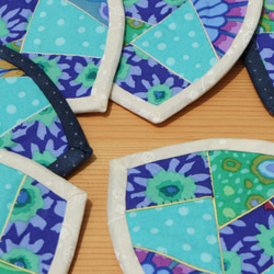 はっぱのコースター（3枚組） ～蒼い風に揺れて～ 5枚目の画像