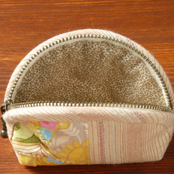 小さなポーチ ～晩夏～ ブルー 3枚目の画像